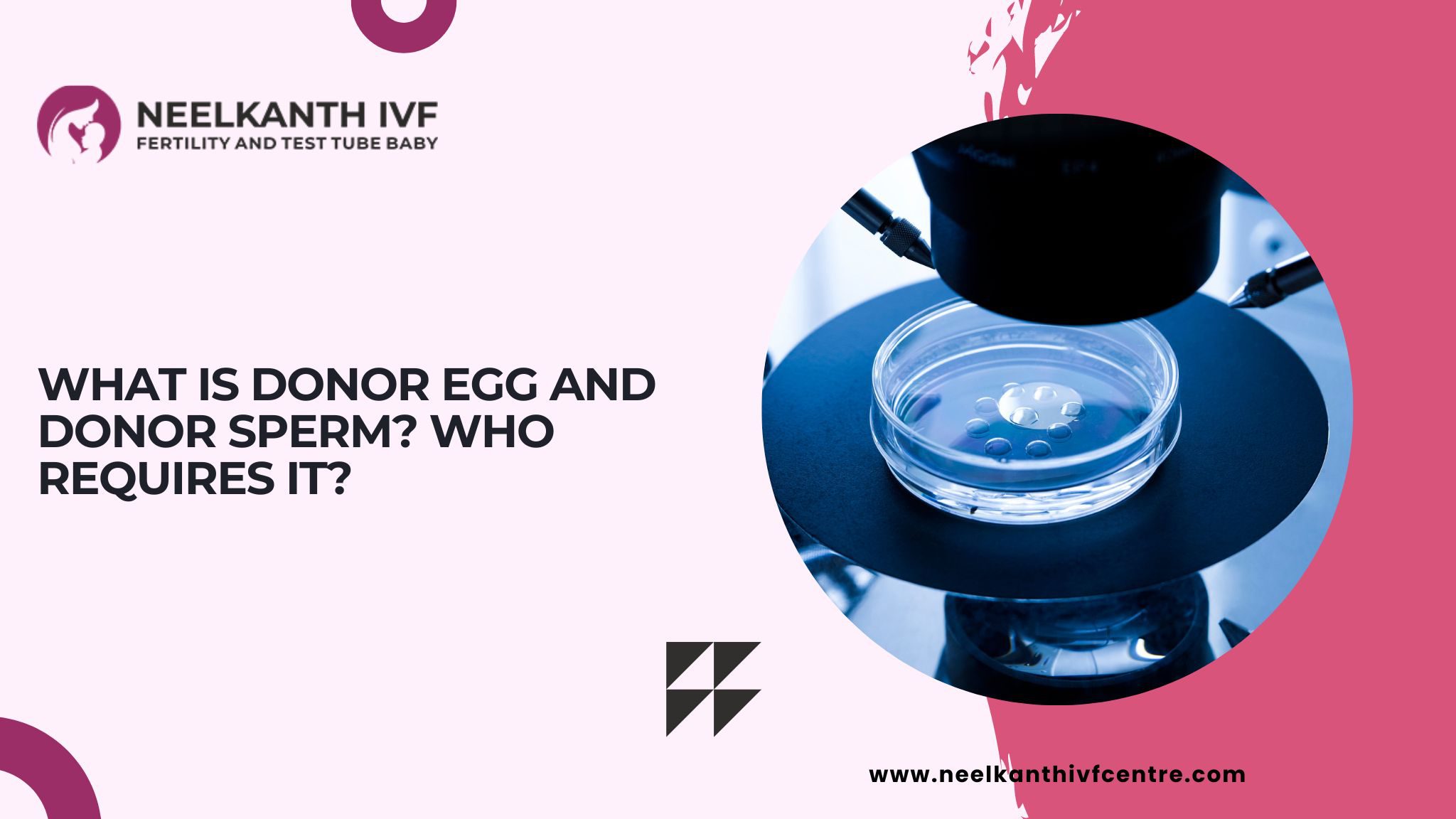 What is Donor Egg and Donor Sperm? Who requires it? - Neelkanth IVF